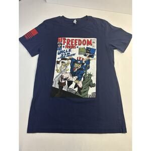 Nine Line Women’s M Freedom Friends Uncle Sam Graphic Tee Patriotic USA Made